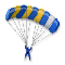 Parachute emoji on LG